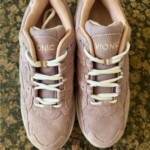 NWOT Vionic Women's Sneakers in Pink and White